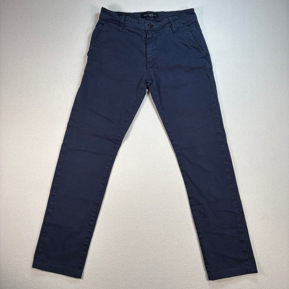 Mavi Jeans Johnny Pants Mens 30 (actually 29x29) Navy Slim Straight Stretch